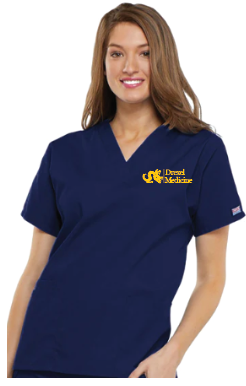 Women's 2-Pocket V-Neck Scrub Top